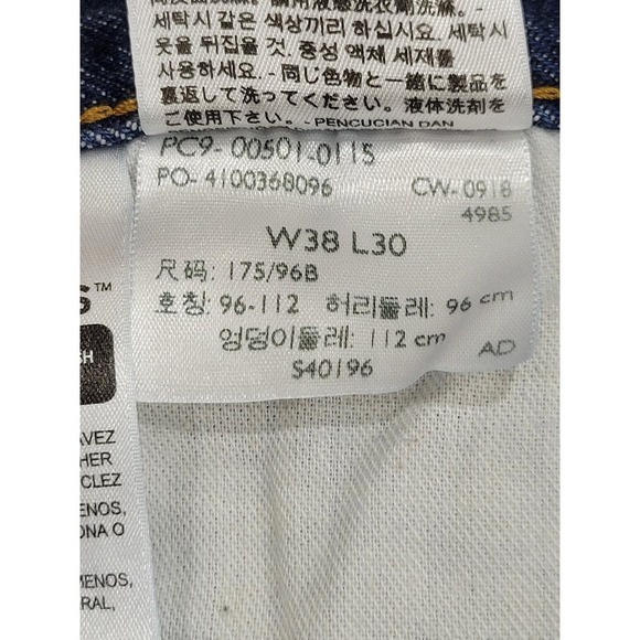 Levi's Men's 501 Original Fit Jeans Size 38x30 - Picture 10 of 10